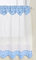 Lothringen Home Fashions Provence Layered Querbehang, blau, Tier Pair 60 x 36