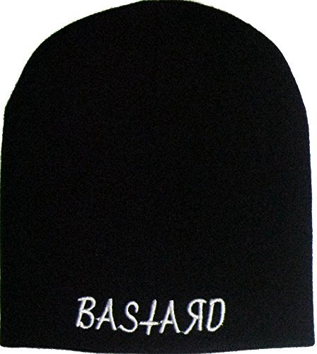 Hat BASTARD Slouch lang Chopper Biker Rocker Punk Winter Knitted Beanie Cap