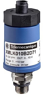 Schneider XMLK006B2D21 XMLK-Elek. Druckschalter, 0-6 Bar, G 1/4 Zoll A, 4-20 mA, M12, Set aus 1