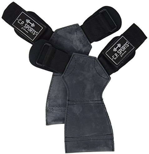 C.P. Sports Zughilfen Power Pads Komfort, One Size sehr stabil und robust schwarz