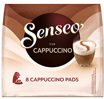 Senseo Pads Cappuccino, 8 Kaffeepads für 8 Getränke, 92g