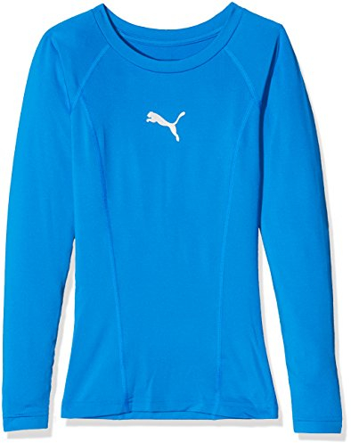 Puma Liga Kid's LIGA Baselayer Tee LS Jr,Electric Blue Lemonade,128