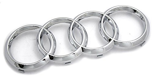 Audi 8X0853605 Original Ringe Zeichen Kühlergrill Emblem Logo chrom