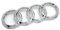 Audi 8X0853605 Original Ringe Zeichen Kühlergrill Emblem Logo chrom
