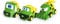 Bright Starts, John Deere, Oball, Go Grippers, Fahrzeug-Set, enthält einen Traktor, Mähdrescher und Transporter, leicht greif- und haltbar, ab 12 Monaten
