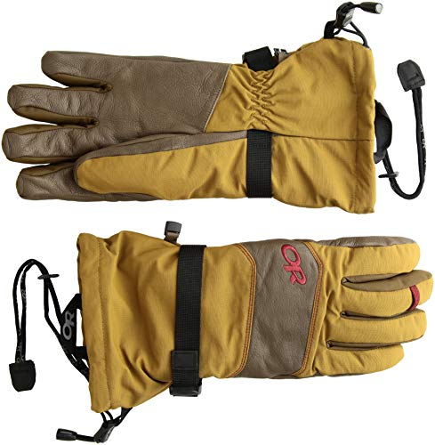 Outdoor Research Herren Highcamp Handschuhe, Ocker/Johannisbrot, Größe M