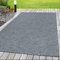 Carpetsale24 In- & Outdoor Teppich Wetterfest Balkonteppich, Terrassen Teppich, Küchenteppich, Sisal Optik Einfarbig, Flachgewebe, Größe:80 x 150 cm, Farbe:Anthrazit