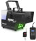 BeamZ RAGE1000LED Nebelmaschine mit Lichteffekt, DMX Rauchmaschine mit LED, Timer, 1000 Watt, Fog Machine mit Funkfernbedienung, 2 Liter Tank, Disco Partynebel für DJs auf Veranstaltungen