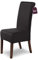 SCHEFFLER-Home Stuhlhussen Stretch Marie/Stuhlhussen Schwarz 6er Set/elastische Stuhlabdeckungen mit Fleckenschutz/Stuhlhussen Schwingstühle/Bezüge für Stuhl/Dehnbare Stuhlhussen elastisch