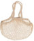 hibuy Einkaufsnetz/Einkaufsbeutel Diana - 100% Baumwolle - 40 x 60 cm - beige