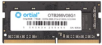 Ortial OTB266V08G1 memory module 8 GB 1 x 8 GB DDR4 2666 MHz