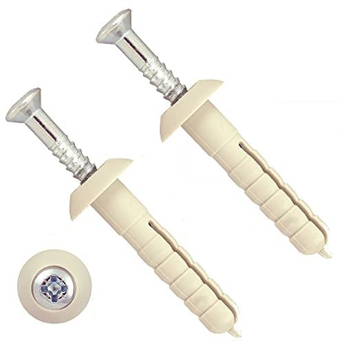 TERF® Nylon Hammer Fixing Mushroom Head Zinc 6.0mm X 60mm - Pack of 25