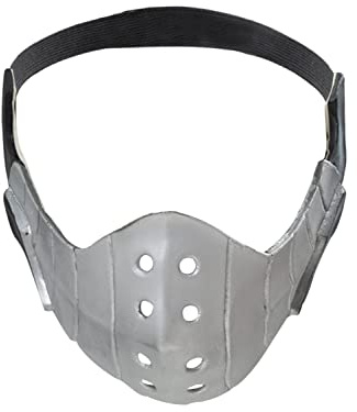 Anime Academia verbesserte Kampfuniform Stil Maske Cosplay Latex Maske Requisiten Grau
