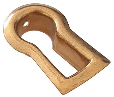 cyclingcolors Antique Brass Gold Key Hole Cover Shield Plate Lock Fitting Vintage Art Furniture Door Cupboard