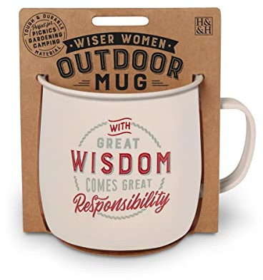History & Heraldry Personalised Outdoor Mug (with Great Wisdom)