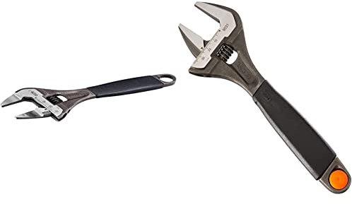 Bahco 9031T 9031T Slim Jaw Adjustable Wrench 8-inch & 9031 Adjustable Wrench, 200mm Length
