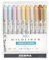 Zebra Pen Mildliner Double Ended Highlighter Set, Chisel and Bullet Point Tips, Assorted Neutral and Gentle Ink Colors, 10-Pack (78701)