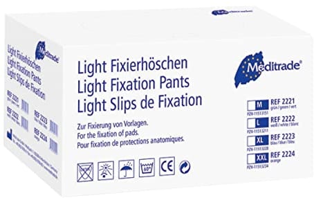 50x Wöchnerinnen Inkontinenz Slip Damen Herren Netzhose waschbar Größe L - Fixierhosen Unterwäsche bei Inkontinenz Blasenschwäche Kaiserschnitt Menstruation Wochenbett Unterwäsche