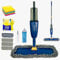 SWISSPACK- Bundle Spray Mop Pack- Microfiber Cloths 4 Pcs Mop Spray for Floors 3 Pads, Gloves and 600Ml Refillable Bottle Suitable for Hardwood, Marble, Tile, Laminate, or Ceramic Floors- Falcon