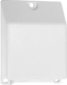 1STec BT Openreach 101A White outdoor underground cable protection capping cover for connecting to BT 25 or Bend No. 4 Protects the wall entry point and telephone broadband drop wire feed from damage
