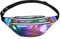 Pinsheng Holografisches Gürteltasche, wasserdichte Reflektierende PVC-Gürteltasche Holografische Bauchtasche für Damen zum Laufen, Wandern und Outdoor-Aktivitäten (Mehrfarbig)
