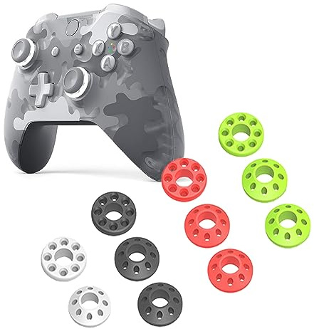 Precision Rings Aim Assist Motion Control for Playstation4 (PS4), Playstation5 (PS5), Xbox Series X/S,Xbox One X/S,Xbox 360,Switch Pro, Razer Wolverine V2 Controller Rings Silicone Soft