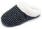 Hausschuhe Damen Winter Wärme Bequem Memory Foam Pantoffeln Indoor Home rutschfeste Kuschelig Weite Leicht Slipper(DC Grau,40/41 EU)