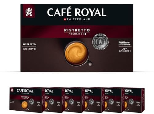 Café en Dosettes - Café Royal Pro | 6 x 50 - Compatibles avec les Machines à café Nespresso®* Professional - Saveur Ristretto