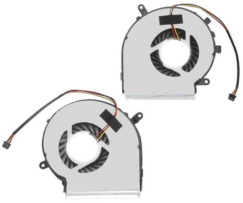 Laptop-CPU-GPU-Lüfter, CPU-GPU-Lüfter für MSi GE62 GE72 PE60 PE70 GL62 GL72 GP62 GP72 MS 16J1 MS 16J5 MS 1791 MS 1795 3-poliger Laptop-Lüfter