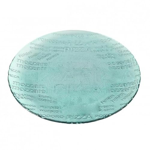 Urban Living Glass Pizza Plate Dia 32cm in Recycled Glass