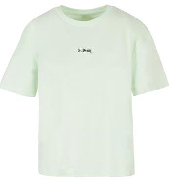 Miss Tee Damen Girl Gang Tee lightmint, XL