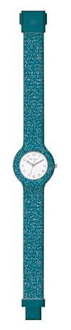HIP HOP, Collezione Shimmer Crush, Orologio Donna con Lucente Cinturino in Silicone e Tessuto Lurex, Resistente all'Acqua, Movimento al Quarzo, Cassa 32 mm, Idea Regalo Donna