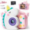 SYNCFUN Kinderkamera, Digitalkamera Spielzeug 1080P HD Mit 32GB Karte, Fotoapparat Einhorn Geschenke Für Kinder Ab 3-9+ Jahre, Jungen Und Mädchen
