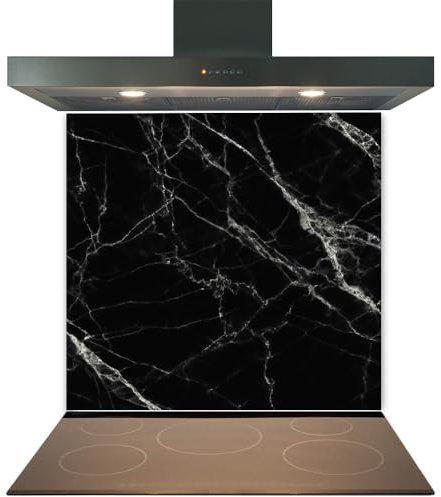 Printed Toughened Glass Splashback for Kitchen, Tempered Heat Resistant Glass Splashbacks for Cookers (Design 2024, 60 x 75cm)
