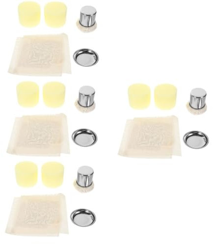 TOPBATHY Lot De 4 Serpillères À Huile Pratiques Multifonctionnelles Résistantes À Lusure pour Usage Domestique