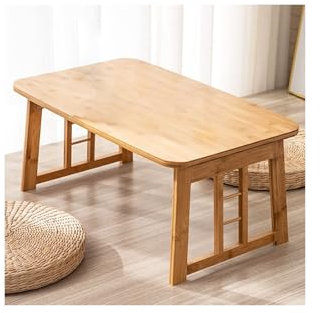 HUFIREHU Notebooktisch Tragbar Laptoptisch Betttablett Klappbar Bambus Notebook Tisch Laptoptisch FüR Couch Faltbare Notebooktisch Betttisch Zusammenklappbare Beine，Bambus-Betttablett(Wooden square,60