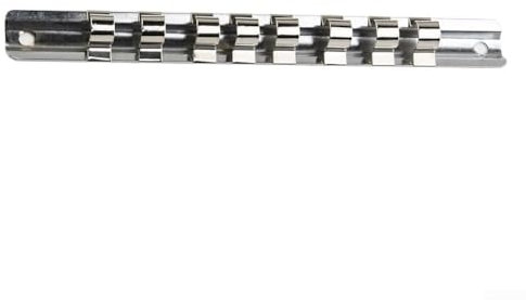 1 support de douilles, organiseurs de douilles avec 8 clips pour rangement d'outils pour garage, atelier (1 à 2)