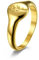 Halskette Ketten Schmuck Herren Frauen Anhänger Necklace Mode Schmetterling Rose Blumen Fingerring Für Frau Romantische Hochzeit Party Ring Punk Student Girl's Einfache Jewel 5 Gold