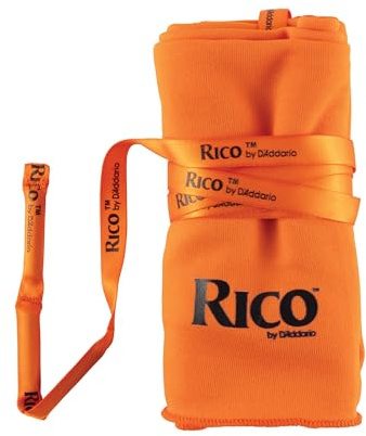 D'Addario Woodwinds - Rico Instrument Swab for Cleaning - Eliminates Moisture - Remove Odor from your Clarinet or Saxophone - Large
