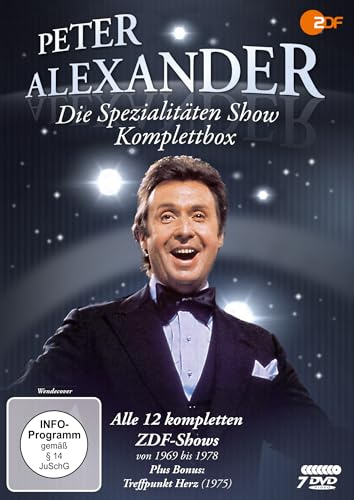 Die Peter Alexander Spezialitäten Show - Komplettbox (Alle 12 ZDF-Shows plus Treffpunkt Herz) (Neuauflage)
