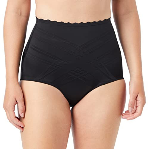 DIM Culotte Femme Taille Haute Beauty Lift Effet Sculptant x1, Noir, 3XL