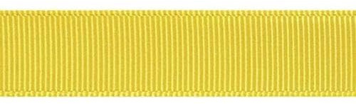 Prym Grosgrain Ribbon 16mm Yellow, 100% polyester, 16 mm