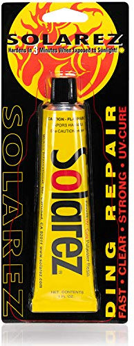 Solarez UV Cure Polyester Ding Resin - Surfboard Repair Kit (1 Oz)