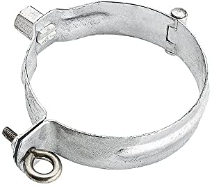 dachrinnen-shop.de Schraubrohrschelle M10 (Normalstahl feuerverzinkt, DN76)