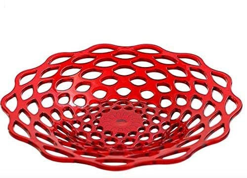 CENTROTAVOLA 40 X 40 X 6 CM COL. ROSSO RED IN PLASTICA