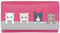 Mala Leder Kollektion Best Friends, Geldbörse Geldbeutel, Katzen auf der Mauer 3417_65 Pink