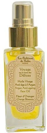 La Sultane de Saba - Huile BIO d'Argan et Fleur d'oranger pour visage, 50ml - Voyage sur la route des Délices