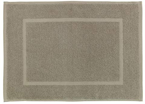 Allstar Tapis de bain Zen taupe - Tapis de douche, Coton, 40 x 60 cm, Taupe
