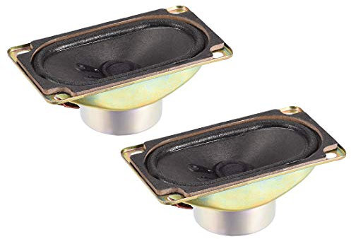 sourcing map 5W 8 Ohm Micro Interno Altavoz Imán Altavoz 90x50mm 2uds