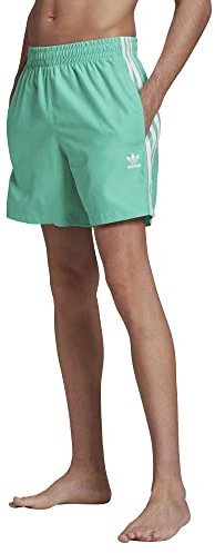 Adidas Men's 3-Stripes Swims Swimsuit, hi-Res Green, S